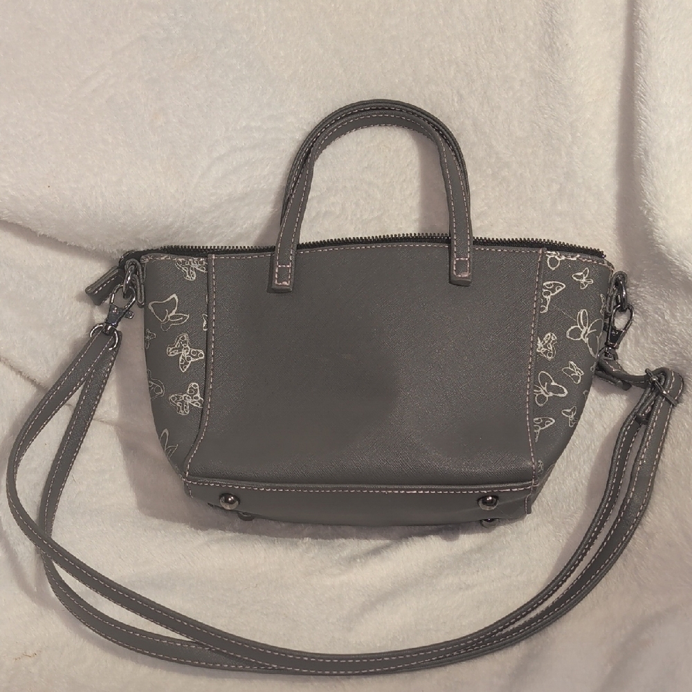 Gray Handbag With Character Design - image 5